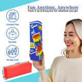 Synco Mini Tower | Wooden Tumbling Tower | Best Wooden Game for Children & Adults | Mini Wooden Block Set For Family Fun, Skill-Building Game Multicolor Blocks-54Pc