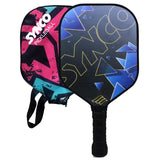 Synco Glory Carbon Fiber Pickleball Paddle(Black)  with Free Cover Bag