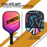 Synco Pickleball Paddle Latitude Pink | Pickleball Racket Lightweight with 16mm Thickness