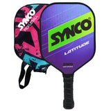 Synco Pickleball Paddle Latitude Blue | Pickleball Racket Lightweight with 16mm Thickness