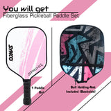 Synco Pickleball Paddle Spring Pink | Pickleball Racket Lightweight with 12mm Thickness