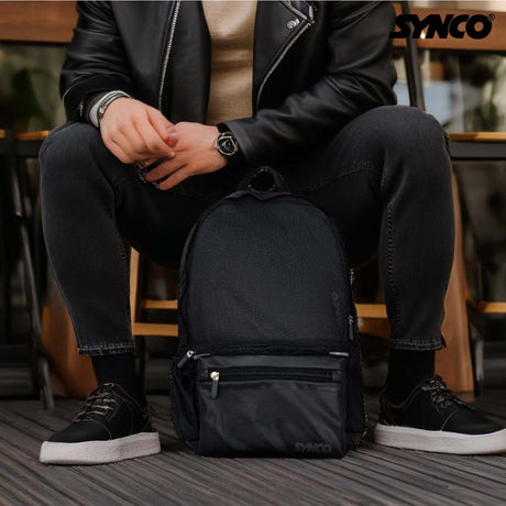 Synco Premia Laptop Backpack (M) Black