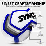 Synco Prisma Football | Professional Soccer Ball comes with Hydra Lock Tech | Size 5