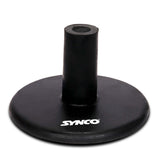 Synco Rubber Base for Spiked Pole (1.5 kg) Black