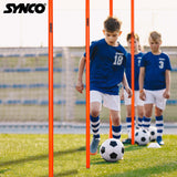 Synco Agility Slalom Spiked Poles (Set of 4) 5.5 ft