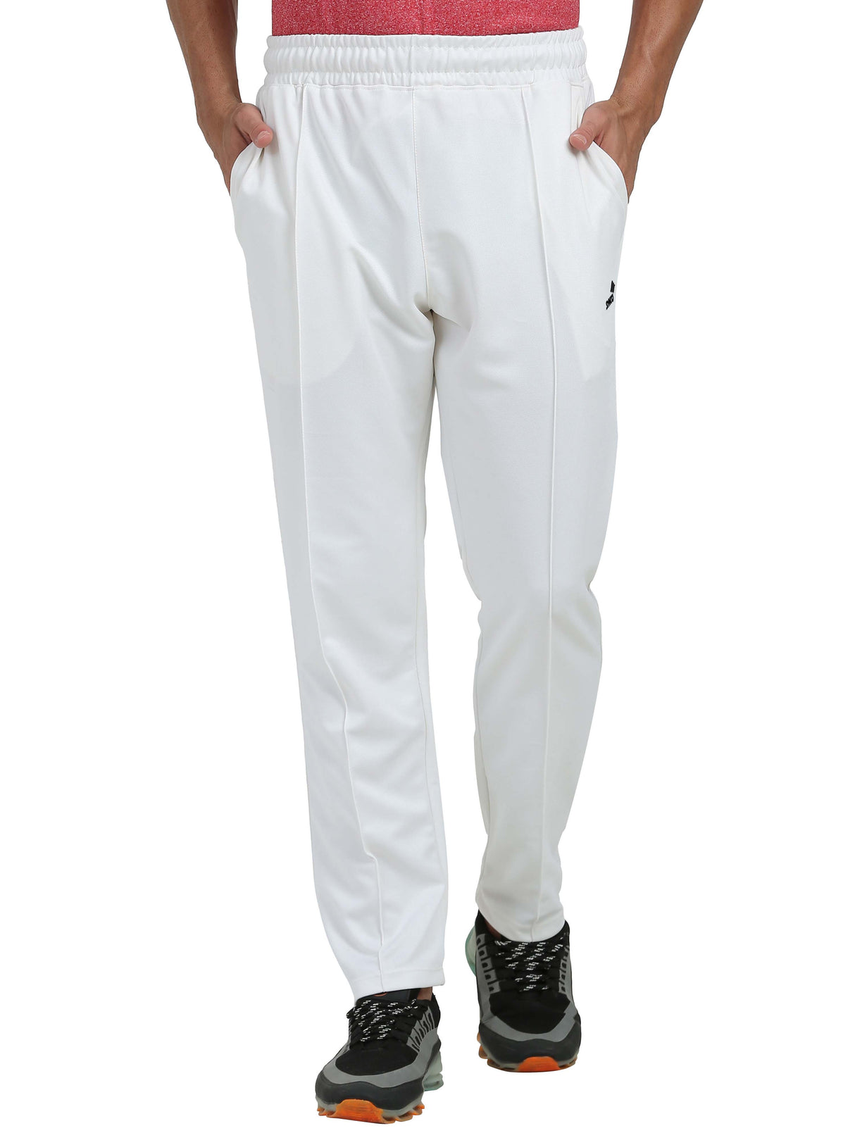 Synco Aeris Performance Trackpant for Men (White) - Ideal for Activewear, Running, Gymwear