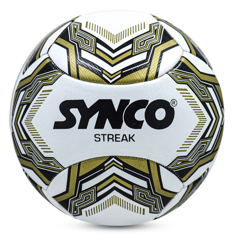 Synco Streak Football, Training Football, 6 Panels PVC machine Stiched