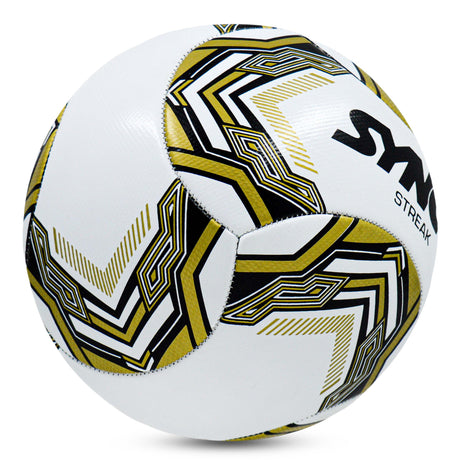 Synco Streak Football, Training Football, 6 Panels PVC machine Stiched