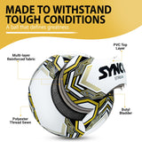 Synco Streak Football, Training Football, 6 Panels PVC machine Stiched