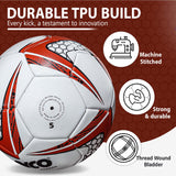 Synco Thunder Football | Pro Trainer Football | PVC Machine Stitched | Soccer Ball Size 5