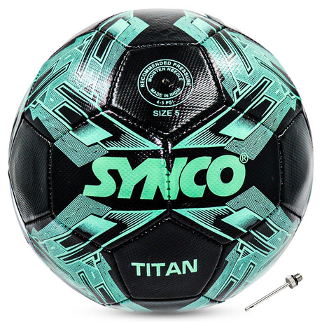 Synco Titan Football | Training Football | PVC Machine Stitched | Soccer Ball Size 5