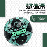 Synco Titan Football | Training Football | PVC Machine Stitched | Soccer Ball Size 5