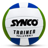 Synco Trainer Volleyball, PVC Machine Stitched, 18 Panels Soft Touch & Lightweight
