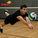 Synco Trainer Volleyball, PVC Machine Stitched, 18 Panels Soft Touch & Lightweight