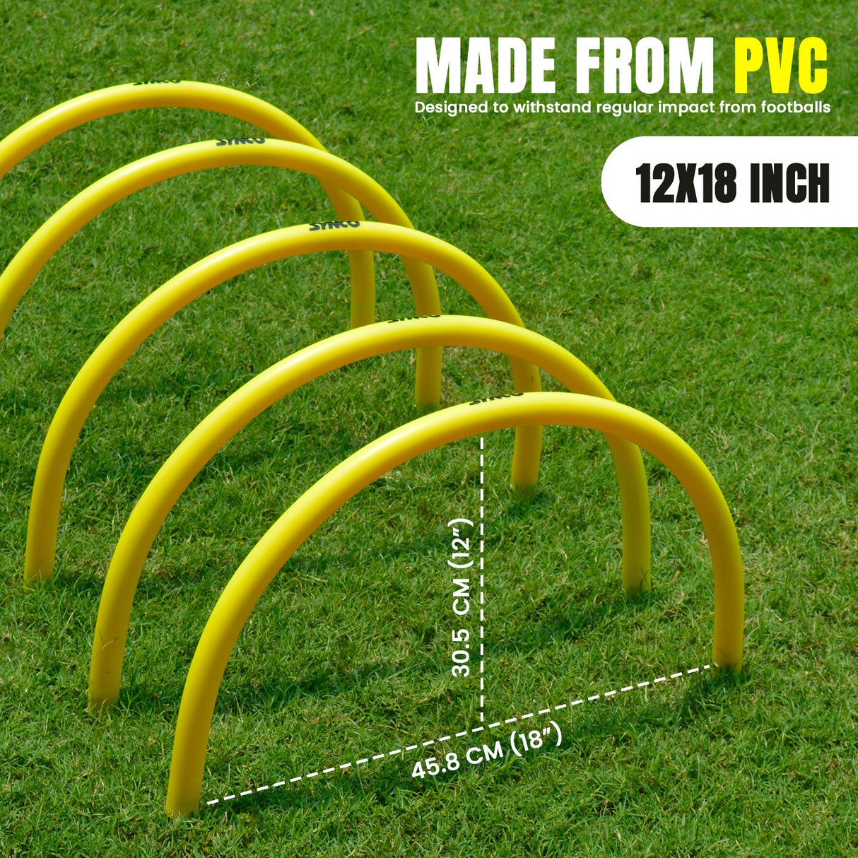 Synco Football Passing Arc (Set of 5)