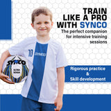 Synco Ultrasensa Football | PU Hand Stitched | Match Ball | Size 5