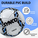 Synco Vega Football | 30 Panel PVC Machine Stitched Football | Training Football Size-5