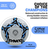 Synco Vega Football | 30 Panel PVC Machine Stitched Football | Training Football Size-5