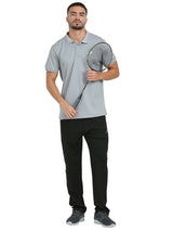 Synco Vogue Performance Trackpants For Men (Black)
