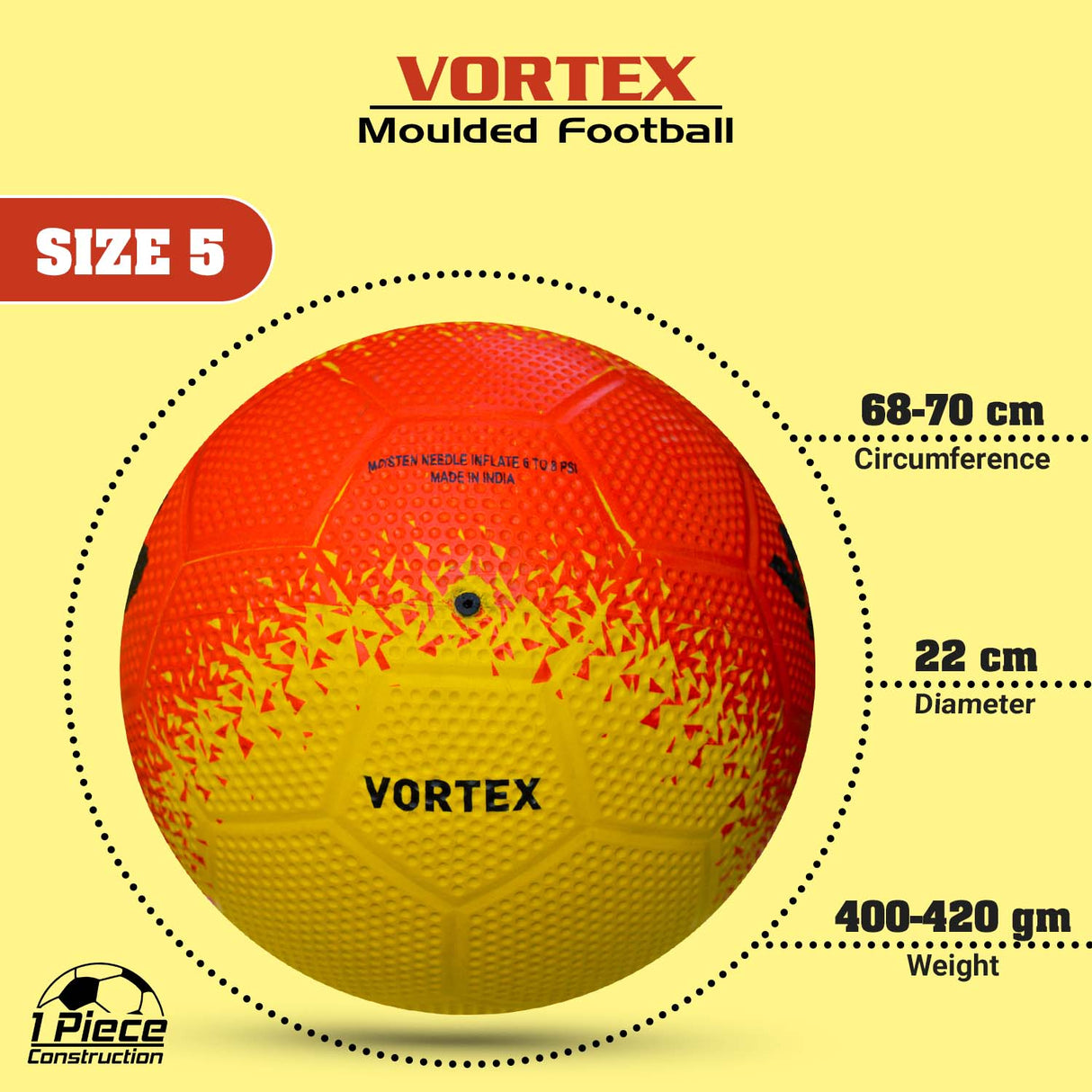 Synco Vortex Football (Size-5)