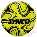 Synco Wave Football | Training Football | PVC Machine Stitched | Soccer Ball Size 5