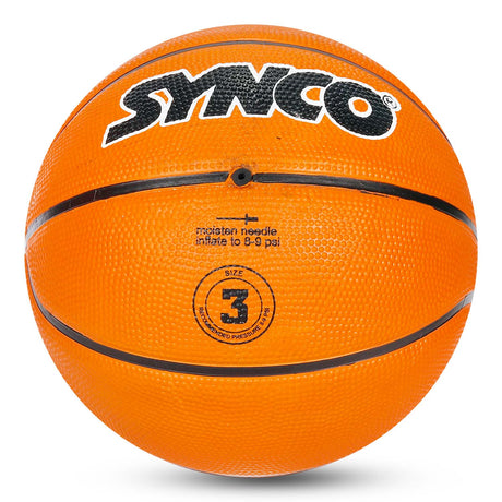 Synco Young Champ Basketball (Size-3) Orange