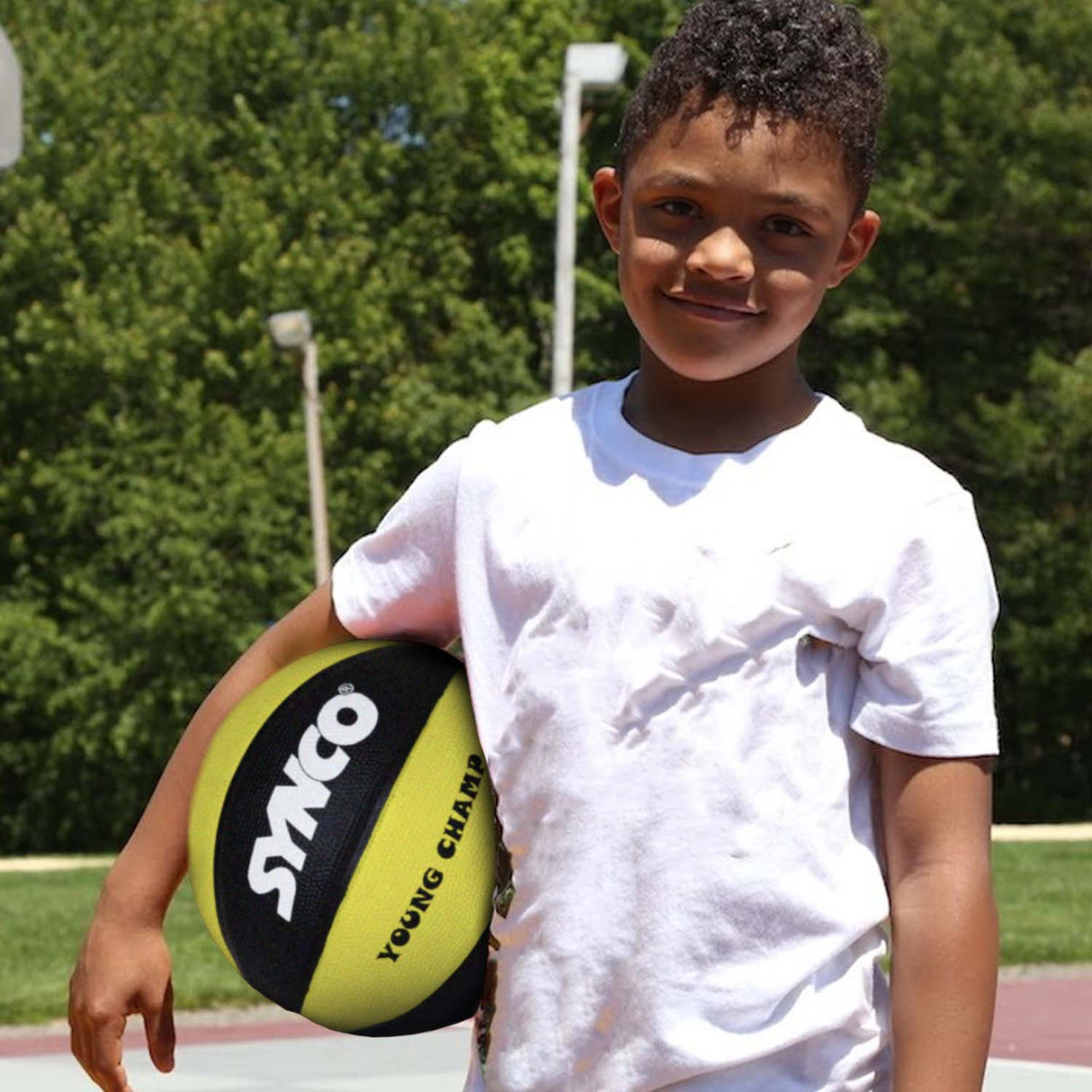 Synco Young Champ Basketball (Size-3) Green-Black