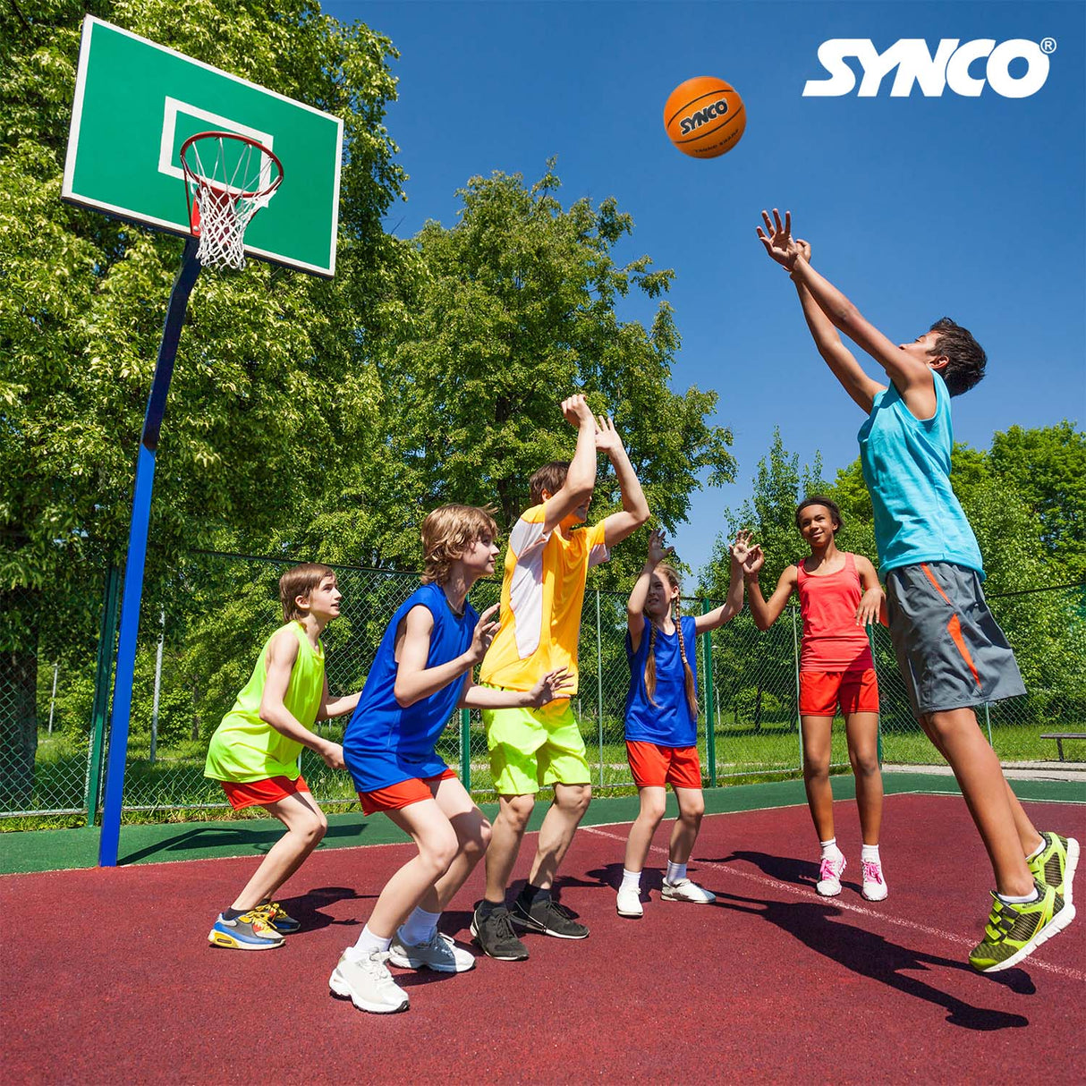 Synco Young Champ Basketball (Size-3) Orange