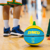 Synco Young Champ Basketball (Size-3) Blue-Yellow