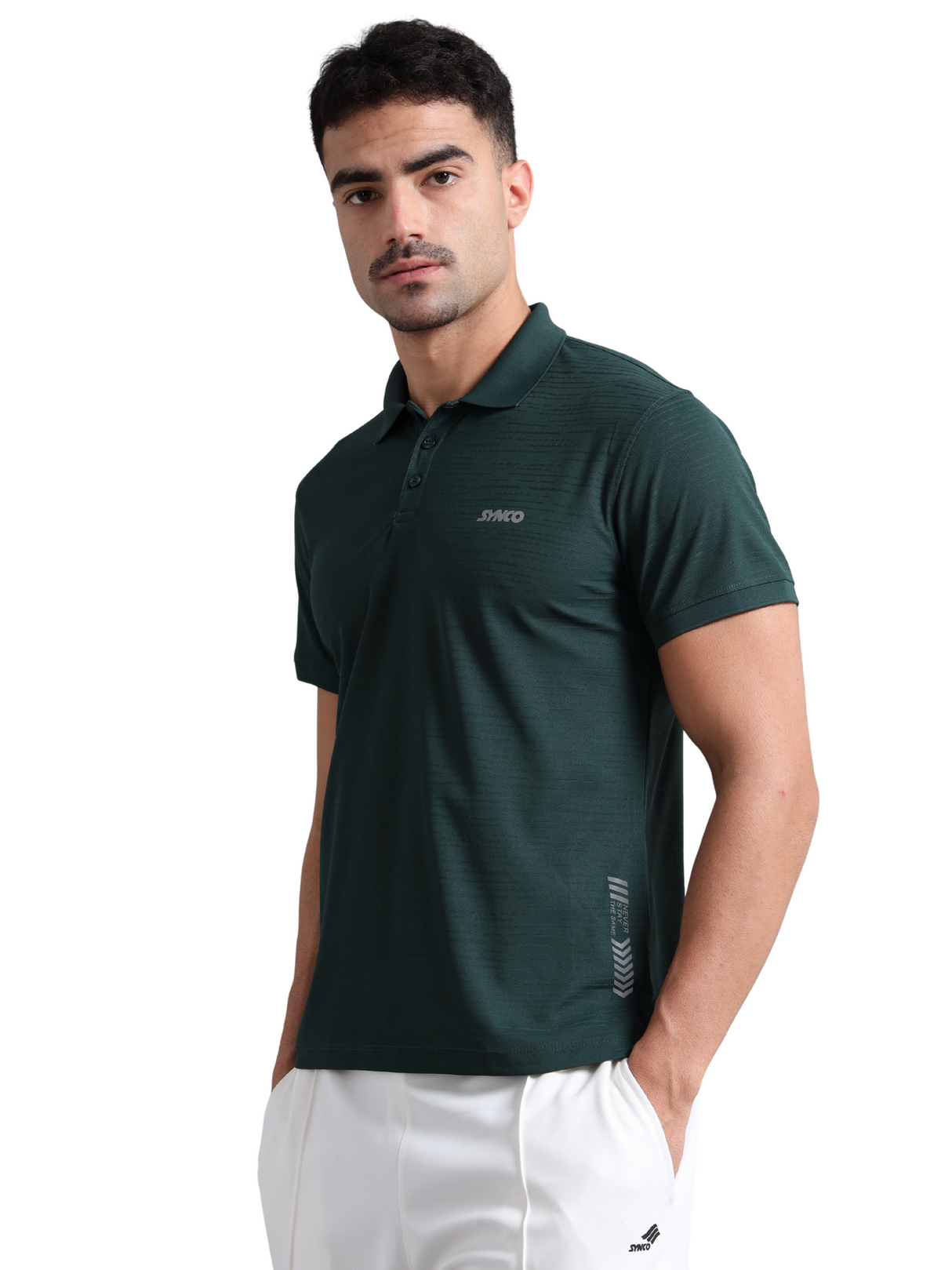 Synco Zen Polo Tshirt for Men(Green)