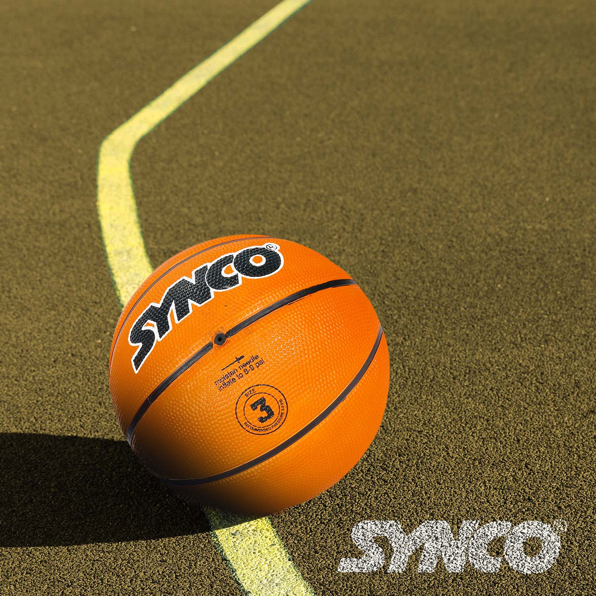 Synco Young Champ Basketball (Size-3) Orange