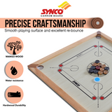 Synco 32" Inch Mango Carrom Board| Pro Training Carrom Board for Amateurs