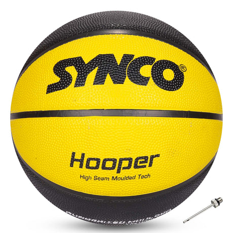 Synco Hooper series Men's Basketball (Size-7) Yellow-Black