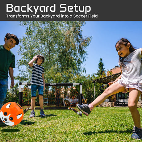 Football goal post for kids - Set of 2 | Soccer Net for Kids | Size- 4"X2