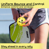 Synco Pickleball Ball S26 | High Performance Indoor Pickleball | Set of 3