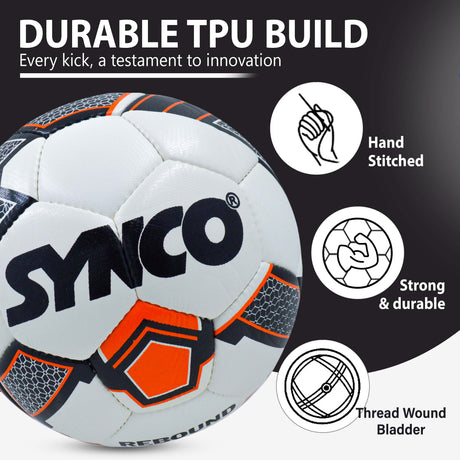 SYNCO Professional FIFA Rebound TPU Football/Soccer Ball Size-5