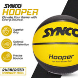Synco Hooper series Men's Basketball (Size-7) Yellow-Black