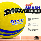Synco Smash Rubber Moulded Volleyball Ball (Size-5)