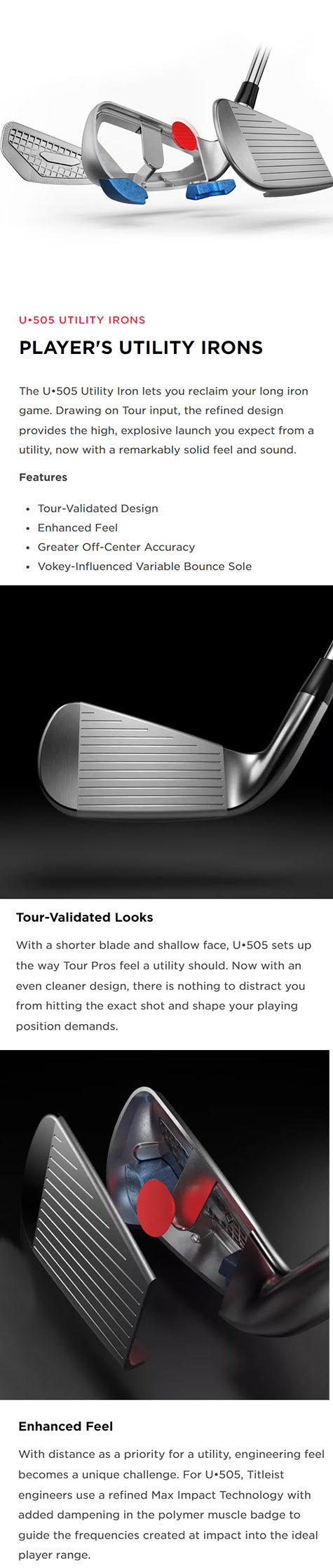 Titleist U505 Graphite Utility Iron