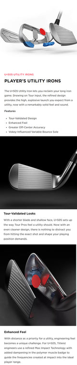Titleist U505 Graphite Utility Iron