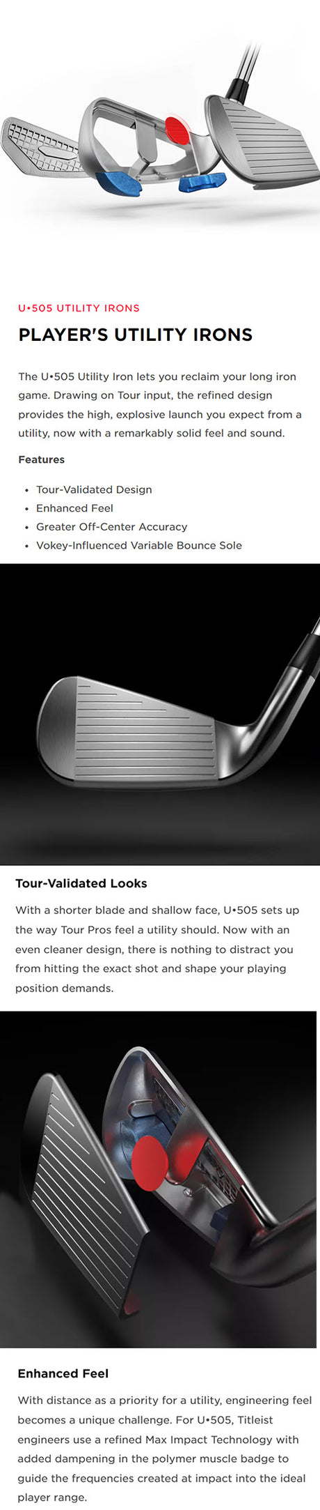 Titleist U505 Graphite Utility Iron