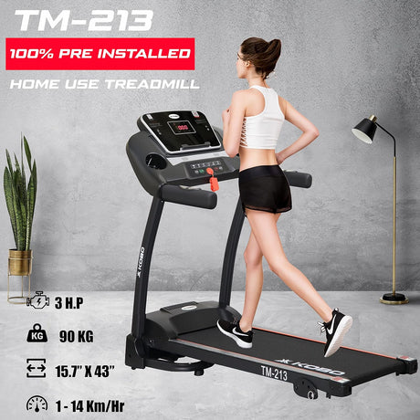 Kobo TM-213 D.C Motor Treadmill 1.5 H.P | Kobo