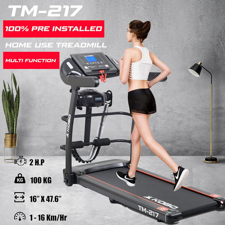 Kobo TM-217 D.C Motor Treadmill 2 H.P | Kobo