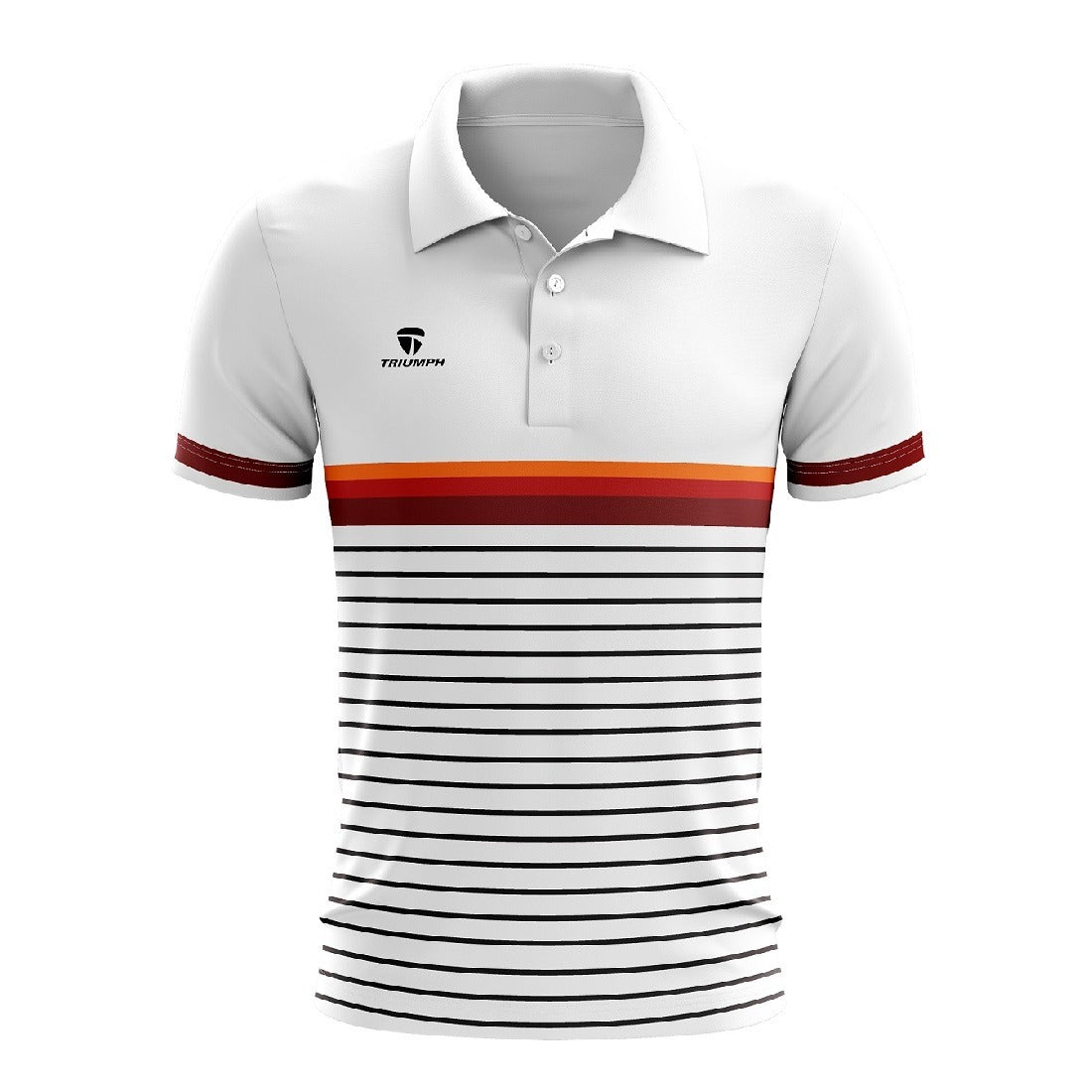 Collared Sports Polo T-Shirts for Tennis