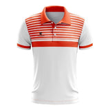 Men’s Polyester Sublimated Tennis Tshirt White