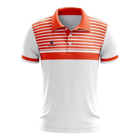 Men’s Polyester Sublimated Tennis Tshirt White | Triumph