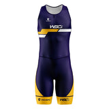 Men’s Triathlon Tri Suits | Triathlon Suits Navy Blue Yellow