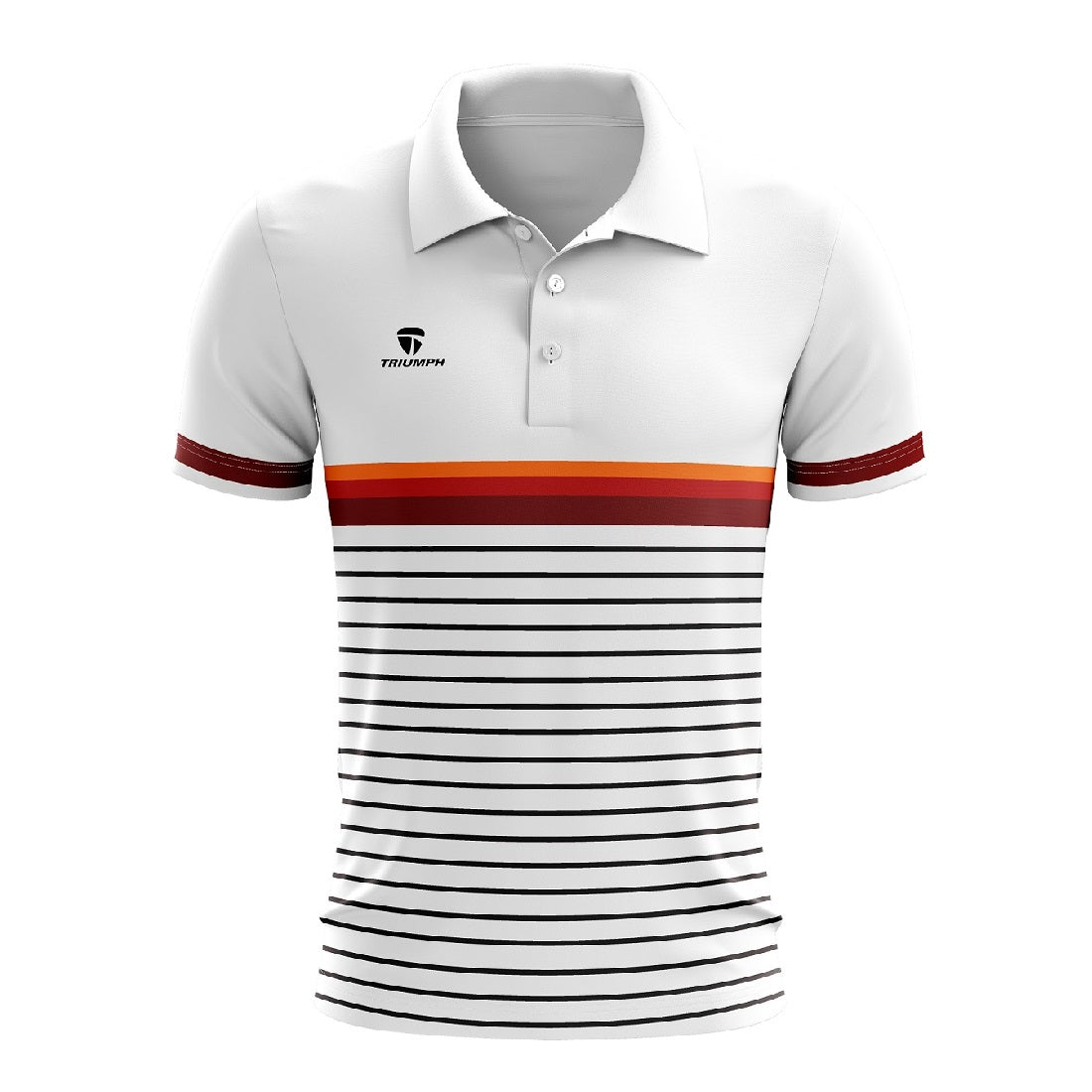 Collared Sports Polo T-Shirts for Table Tennis