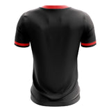 Table Tennis Clothing | Custom Polo T Shirts Black for Table Tennis Players
