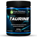 L-Taurine Powder - 200g | Amino Acid Supplement for Muscle Support and Hydration